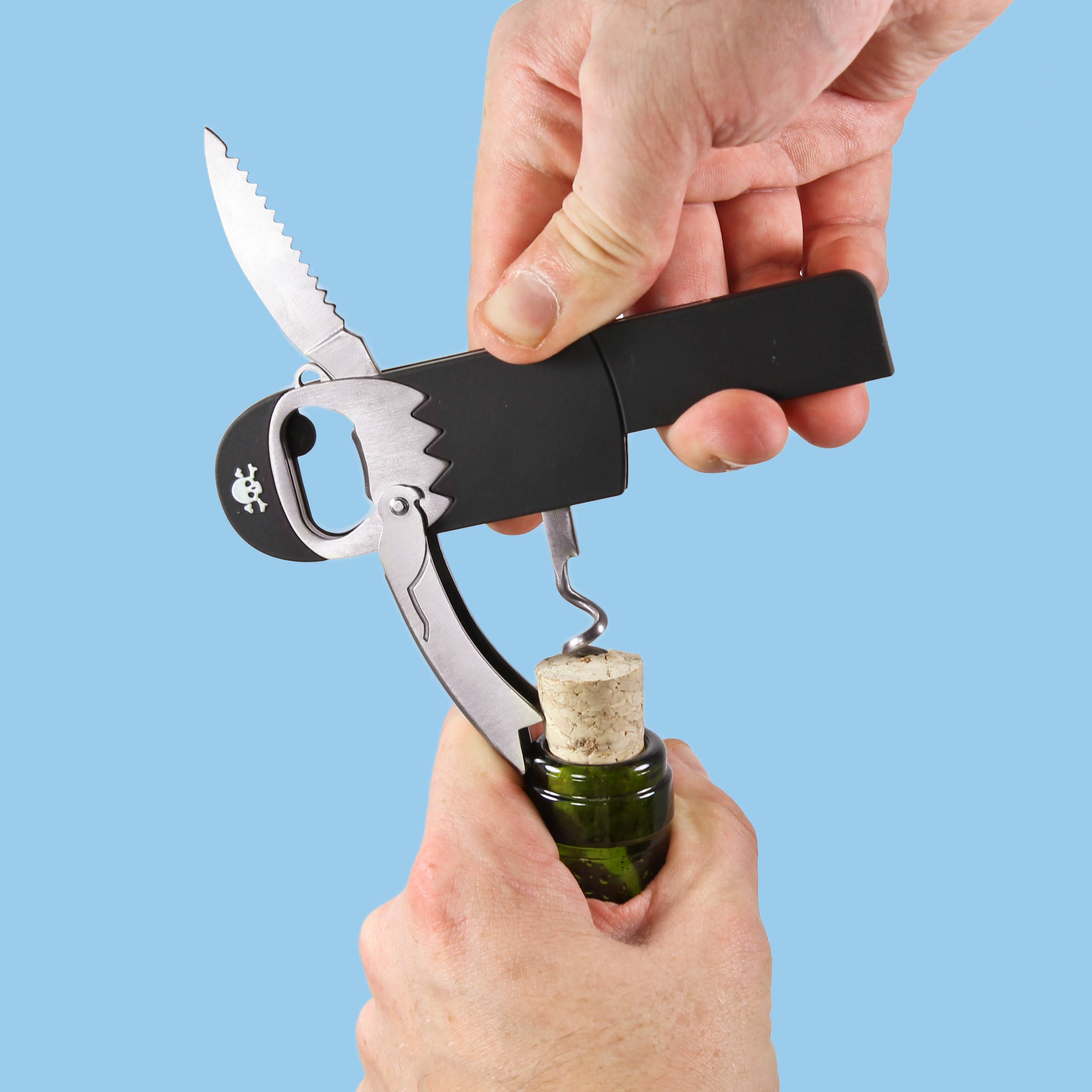 GrabOpener : One-handed Bottle Opener (Red) Red