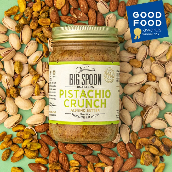 Pistachio Crunch Almond Butter – Red Orchard