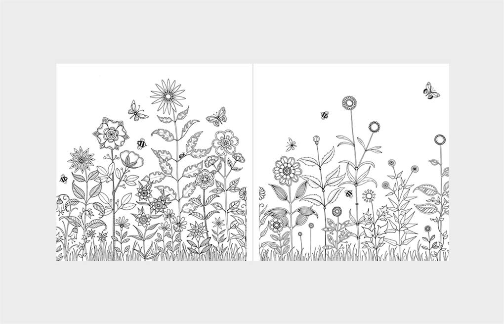 Miniature Secret Garden: A pocket-sized coloring book for adults