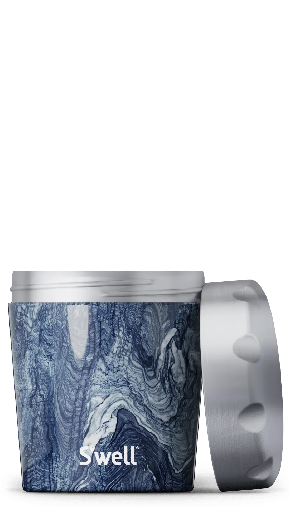 Country Memories Stainless Steel Ice Cream Pint Cooler - Azurite Marble