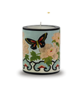 Peony & Butterfly Illuminated Candle