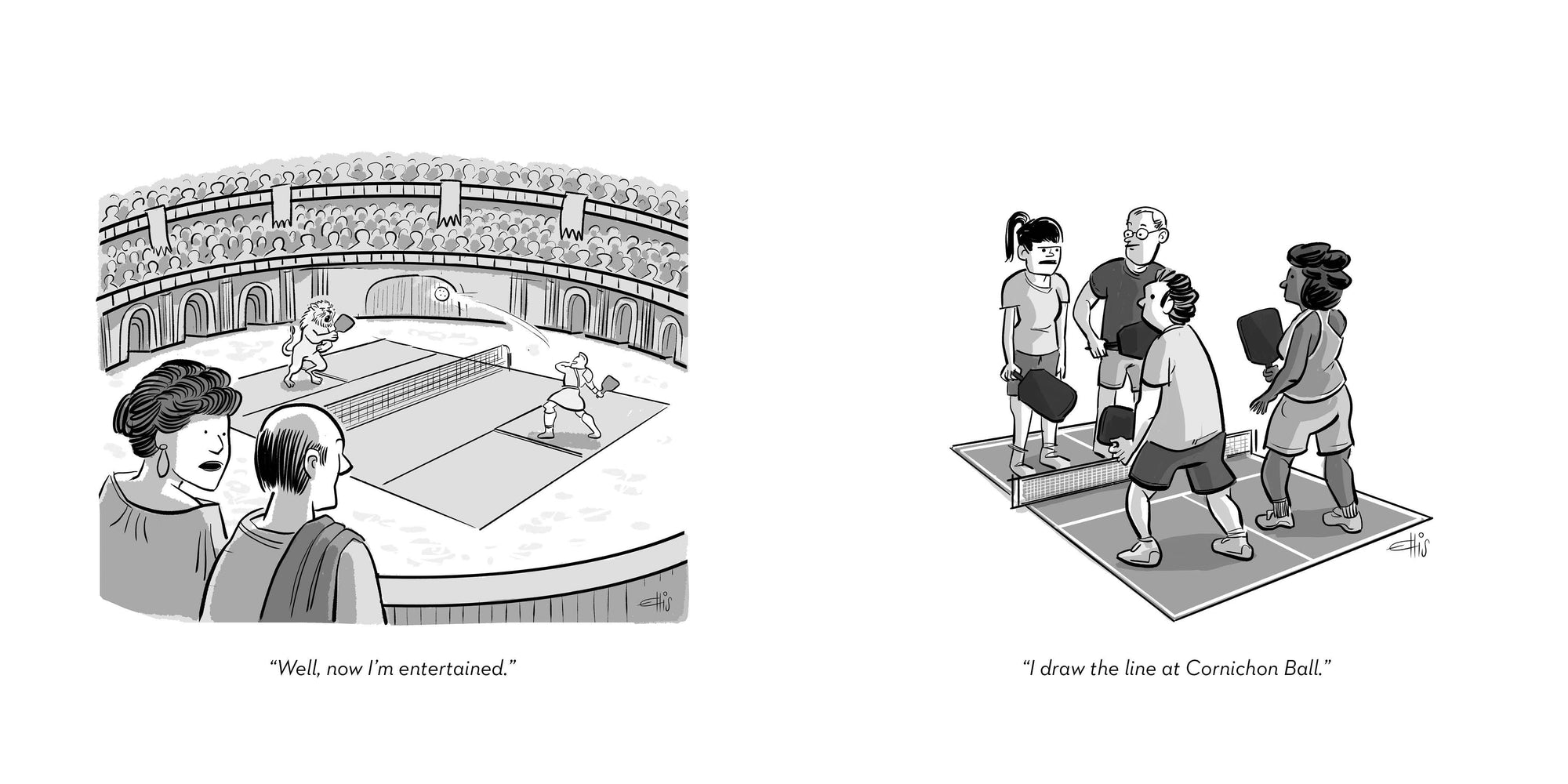 Dink! Pickleball Facts, Fictions &amp; Cartoons by Ellis Rosen