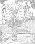 Botanical Gardens Coloring Book by Sara Muzio