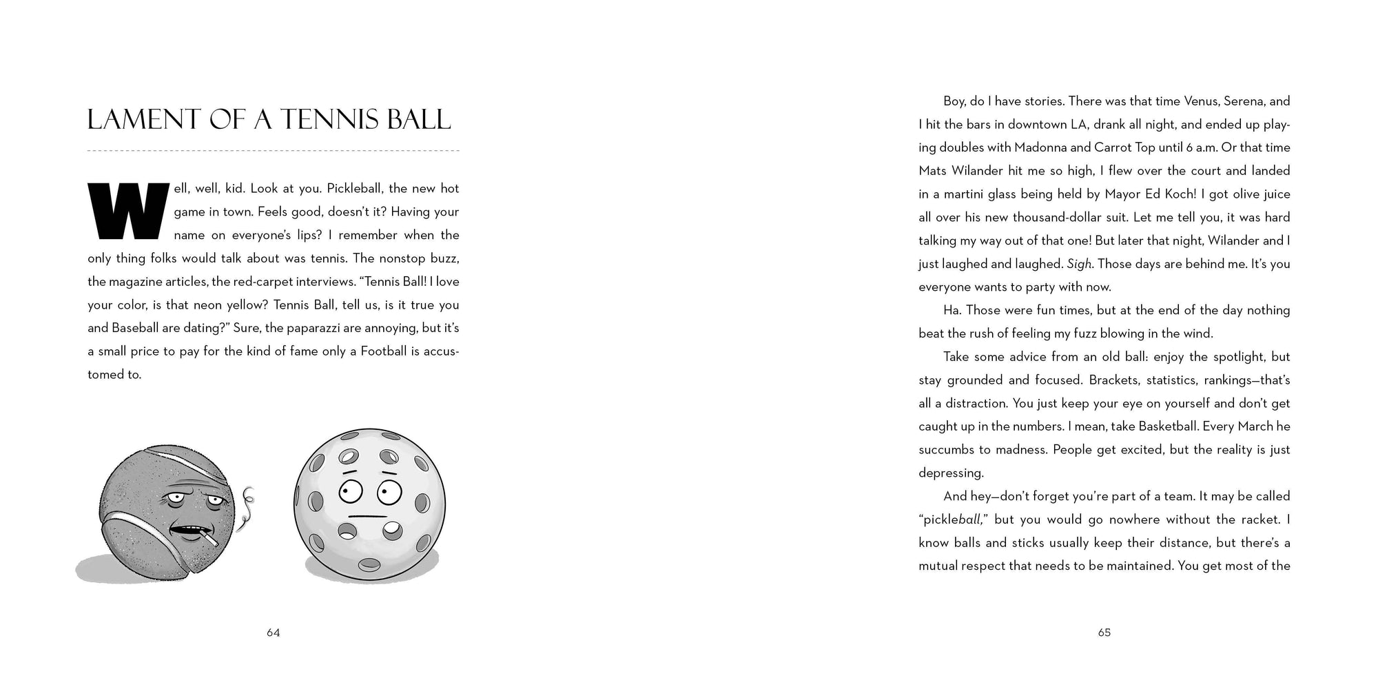 Dink! Pickleball Facts, Fictions &amp; Cartoons by Ellis Rosen