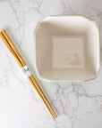 Lucky Panda Ceramic Takeout Box with Chopsticks