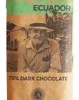 70% Del Tambo Dark Chocolate Bar