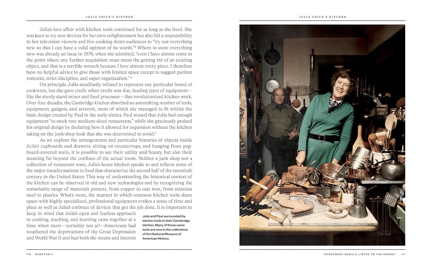 Julia Child&#39;s Kitchen: The Design, Tools, Stories, and Legacy of an Iconic Space