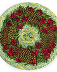 Pinecone and Pomegranate Wreath Wooden Puzzle