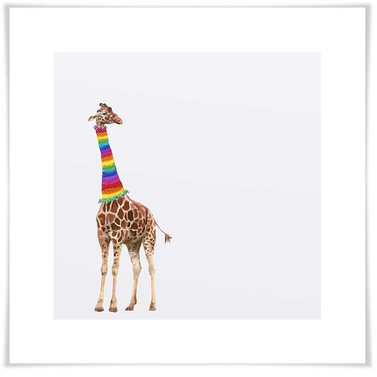 Pride Giraffe Mini Canvas